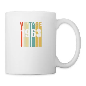 Millésime 1963 Rétro - Mug blanc - blanc - Droite