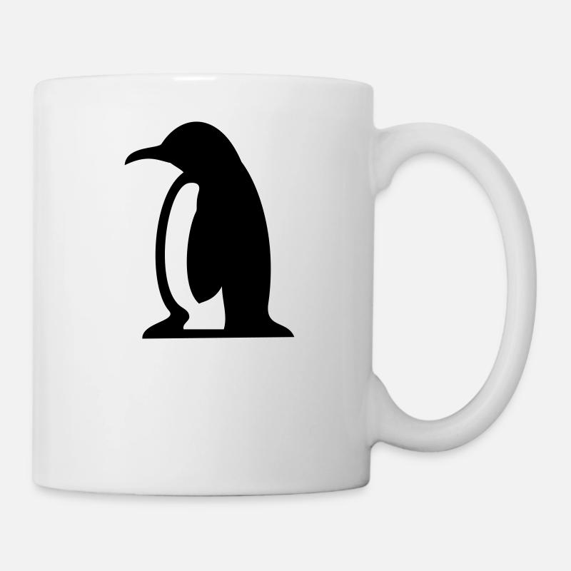 cadeau Penguin - Mug blanc - blanc