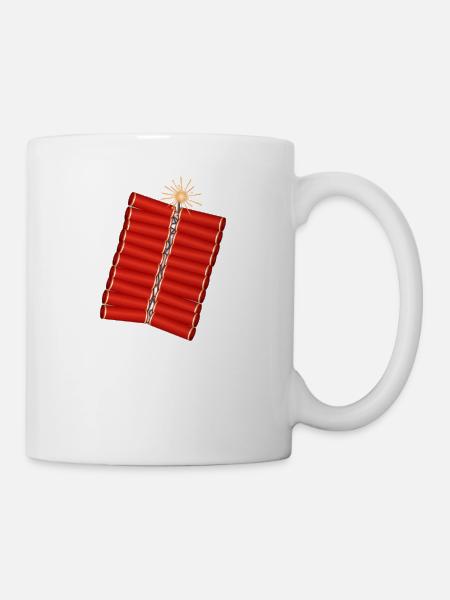 pétards - Mug blanc - blanc