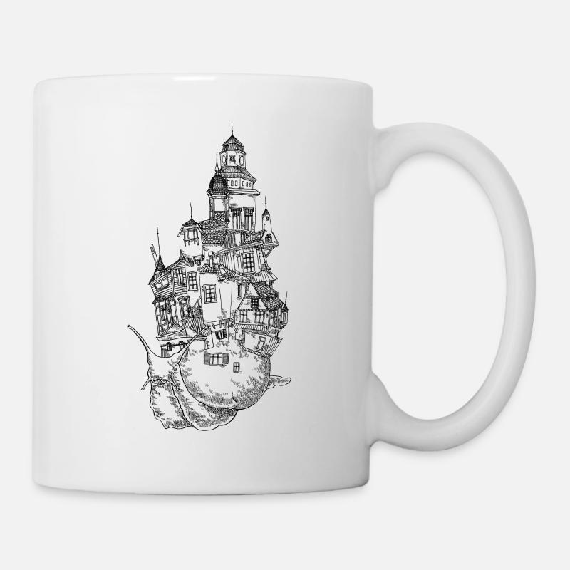 Schnecke - Tasse - Weiß