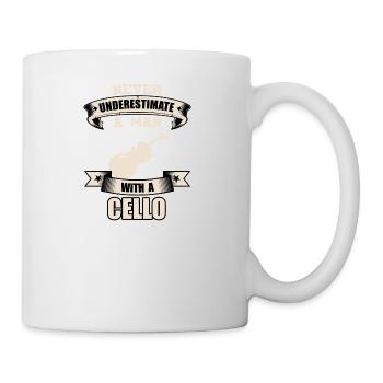T-shirt cello idée de cadeau de Noël drôle - Mug blanc - blanc - Droite