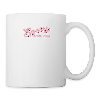 Sassy seit 1963 - Tasse - Weiß - Rechts