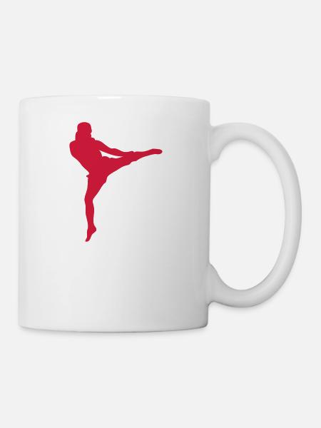 Sport Kickbox - Tasse - Weiß