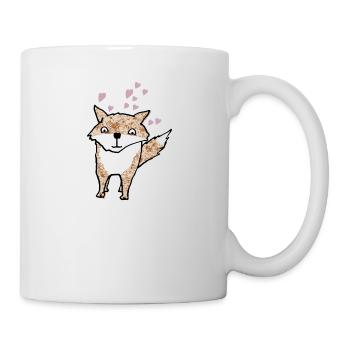 renard - Mug blanc - blanc - Droite