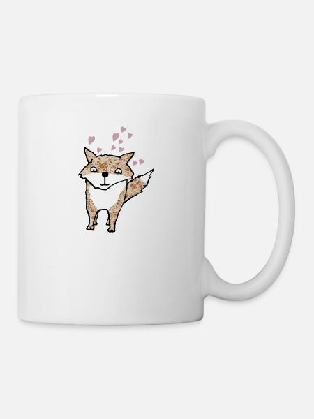 renard - Mug blanc - blanc