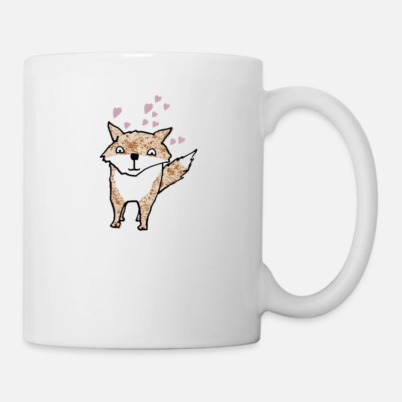 renard - Mug blanc - blanc