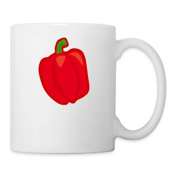 paprika chilli chili pepper citrus veggie vegetable - Mug - white - Right