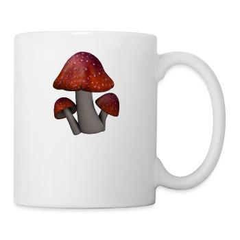 mushrooms mushrooms fungi veggie vegetables vegetables12 - Mug - white - Right