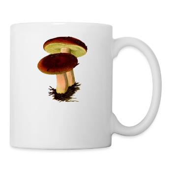 mushrooms mushrooms fungi veggie vegetables vegetables126 - Mug - white - Right