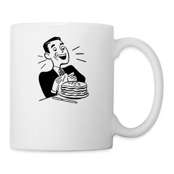 Pfannkuch crêpes crêpes petit déjeuner fruehstueck6 - Mug blanc - blanc - Droite