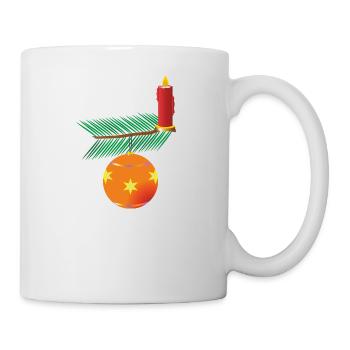 christmas winter reindeer santa claus ugly chr - Mug - white - Right