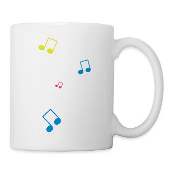 Noten - Tasse - Weiß - Rechts
