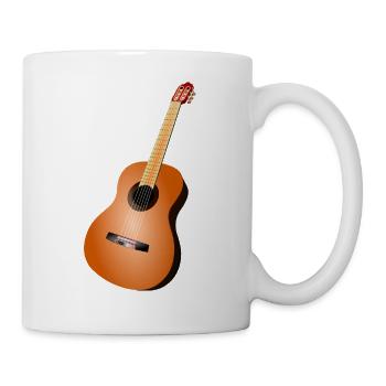 Gitarre - Tasse - Weiß - Rechts