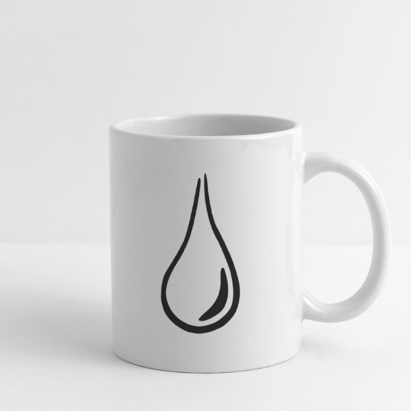 tear drop Mug