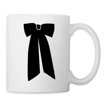 Fliege Mädchen corbata Krawatte Krawatte - Tasse - Weiß - Rechts
