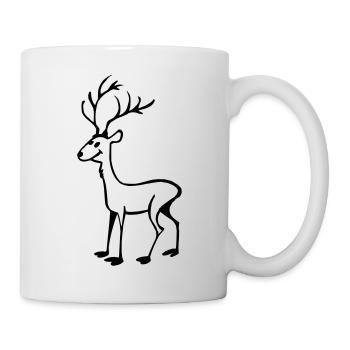 Line Hirsch - Mug - white - Right