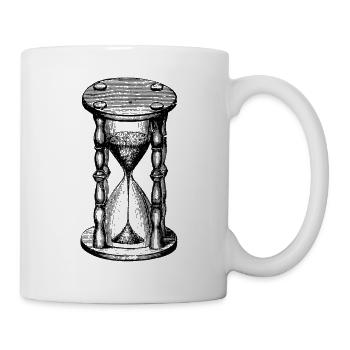 clock time clock time hourglass hourglass142 - Mug - white - Right