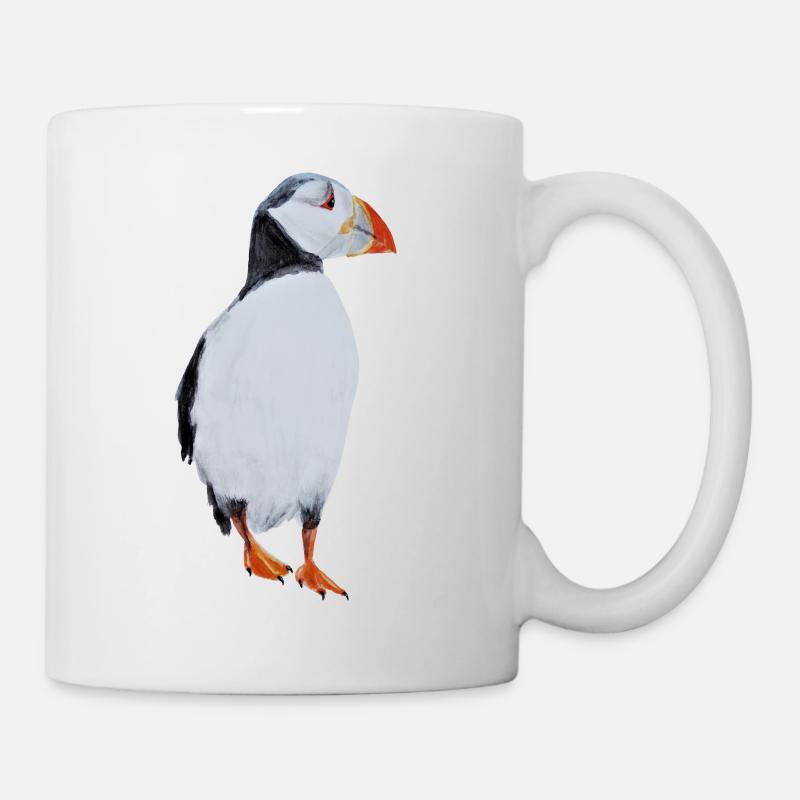 Papageientaucher - Tasse - Weiß