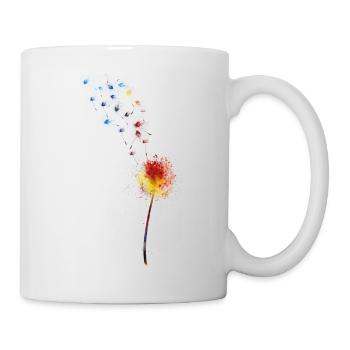 pissenlit - Mug blanc - blanc - Droite