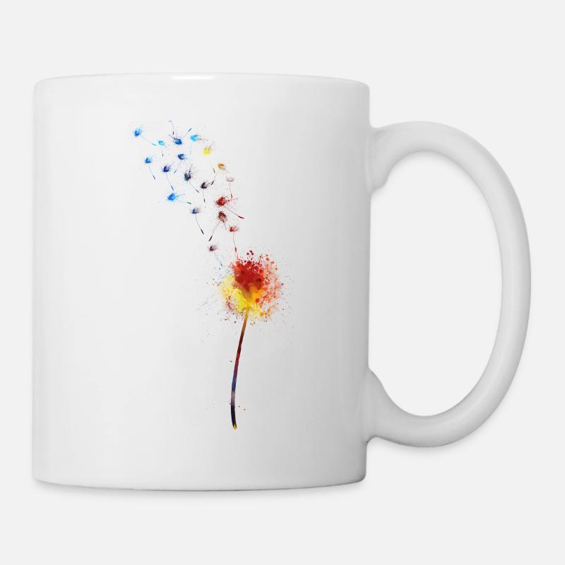 Löwenzahn - Tasse - Weiß