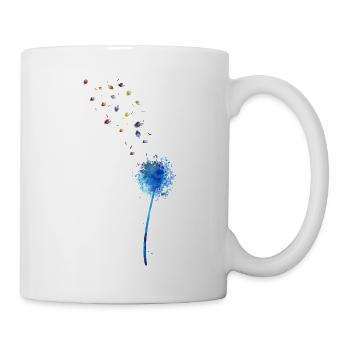 pissenlit - Mug blanc - blanc - Droite