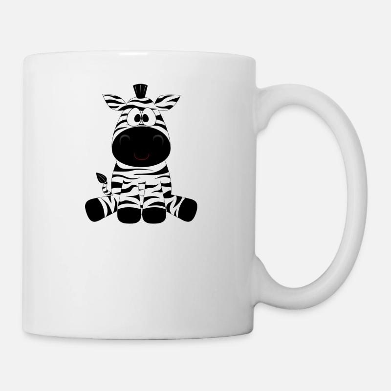 zebra - Tasse - Weiß