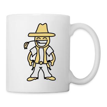 cowboy - Mug blanc - blanc - Droite