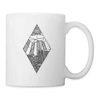 Der Sturm - Tasse - Weiß - Rechts