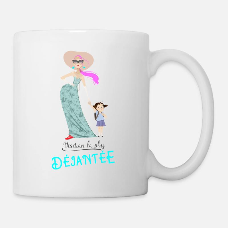 Die meisten verrückte Mutter - Tasse - Weiß
