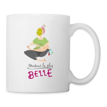 Most beautiful mom - Mug - white - Right