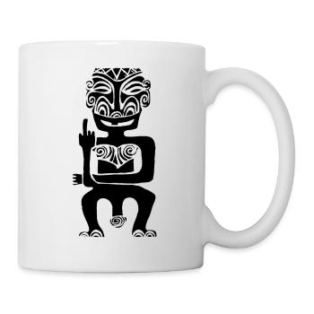 tahiti tiki fiu design - Tasse - Weiß - Rechts