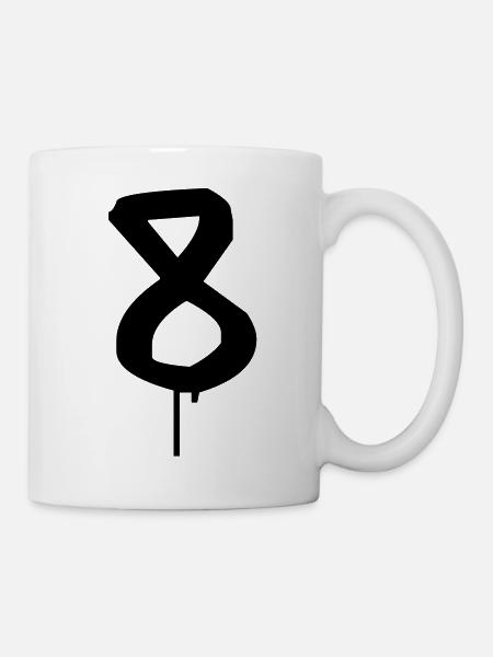 Graffiti: 8 - Mug - white
