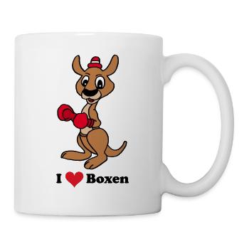 kangourou - Mug blanc - blanc - Droite