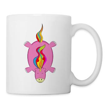 Einhorn - Tasse - Weiß - Rechts