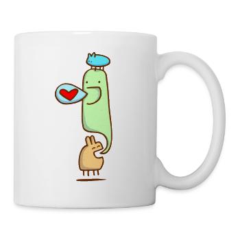 Freunde - Tasse - Weiß - Rechts
