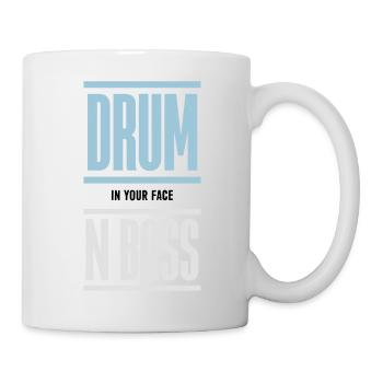 Drum and Bass Techno Music DJ - Mug - white - Right