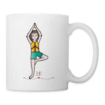 Die Hüterin der Kinder - der Baum - Tasse - Weiß - Rechts
