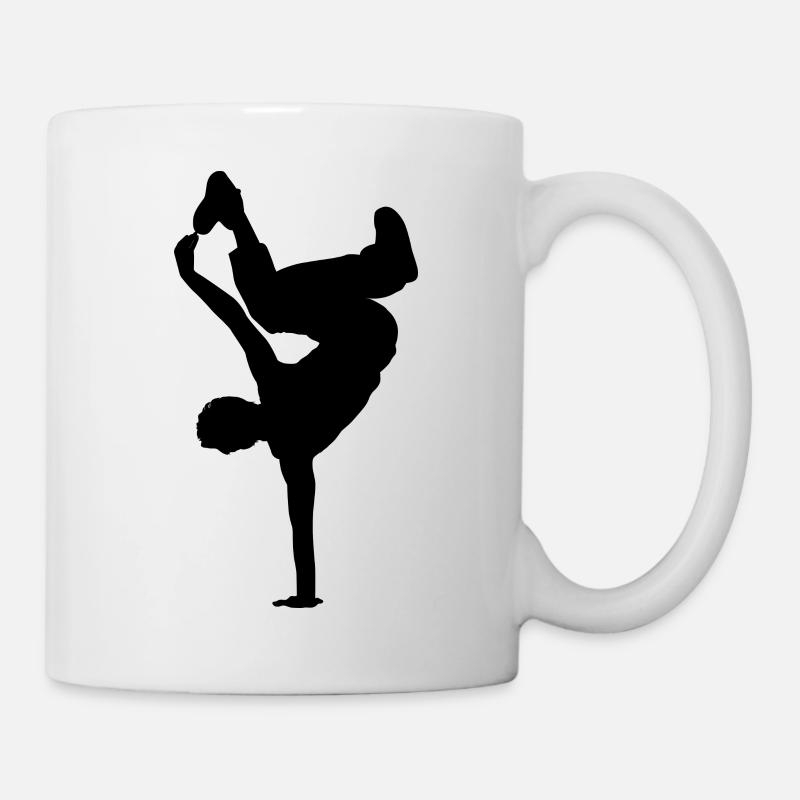 Breakdance Breaking B-Boying B-Girling Hip-Hop - Tasse - Weiß