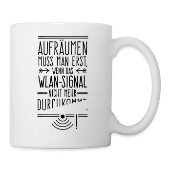 Aufräumen kein Signal mehr - Farbwechsel - Tasse - Weiß - Rechts