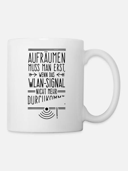 Aufräumen kein Signal mehr - Farbwechsel - Tasse - Weiß