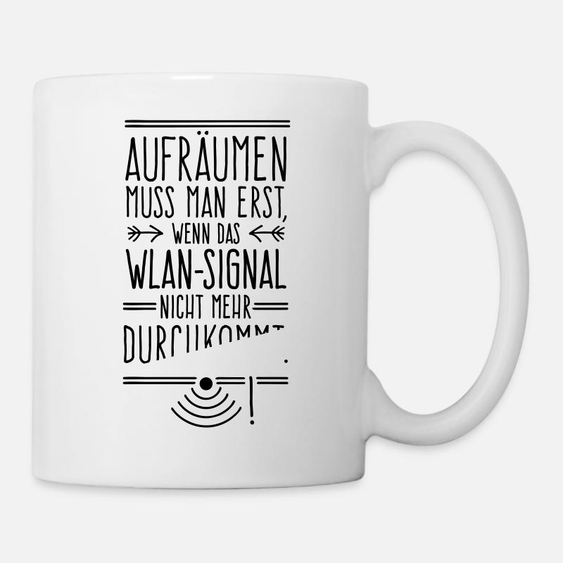 Aufräumen kein Signal mehr - Farbwechsel - Tasse - Weiß