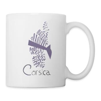Korsika - Mug blanc - blanc - Droite