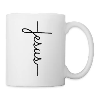 VINTAGE JÉSUS - Mug blanc - blanc - Droite