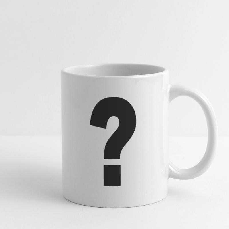 point d'interrogation Mug blanc
