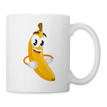 banana 1773796 1280 - Tasse - Weiß - Rechts