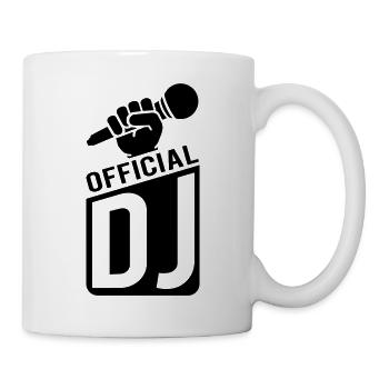 official_dj__f1 - Mug blanc - blanc - Droite