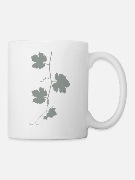 weinrebe - Tasse - Weiß