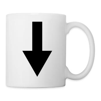 arrow - Mug - white - Right