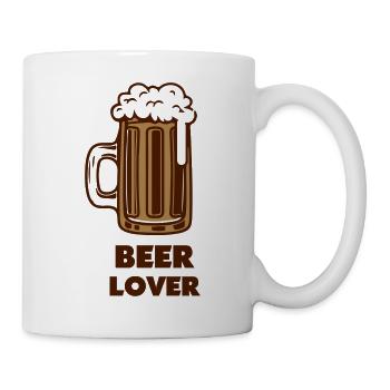 beer lover - Mug - white - Right