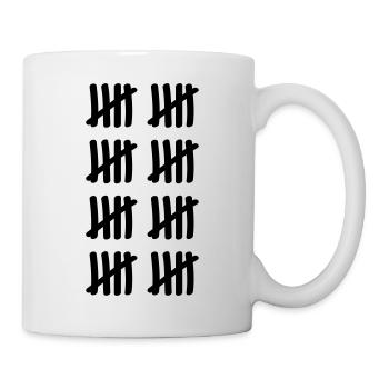 40_stripes_ay1 - Mug blanc - blanc - Droite